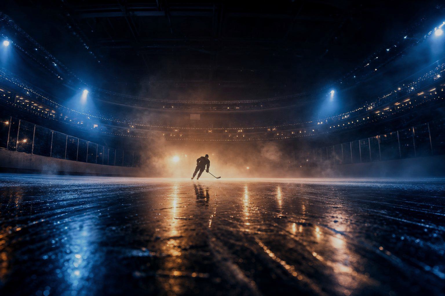 Hockey editorial scene